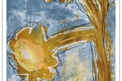 The #Coloroftheday.art for March 25, 226 is gold.