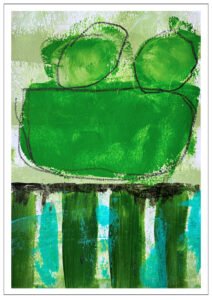 The #Coloroftheday is light green.