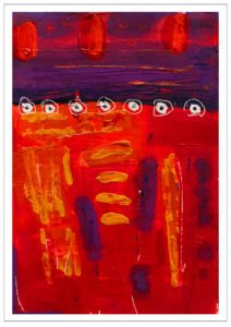 The #Coloroftheday for January 1,4, 2025 is red.